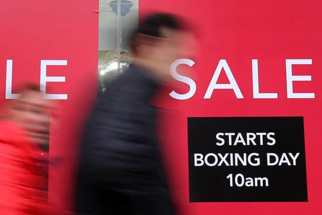 Boxing Day sales do not have anything like the impact they once did, according to retail experts, who say shopping patterns are changing. Picture: Gareth Fuller/PA Wire