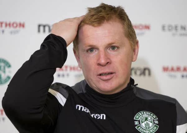 Hibs manager Neil Lennon is frustrated by the situation. Picture: Bruce White/SNS