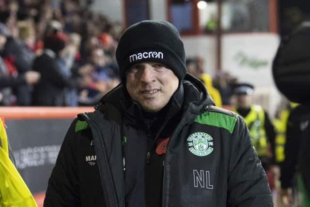 Hibernian manager Neil Lennon. Picture: SNS