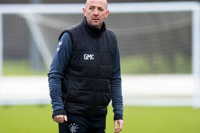 Rangers Assistant Gary McAllister. Pic: SNS/Ross Parker
