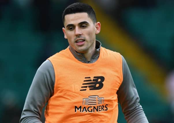 Tom Rogic will miss Celtic's visit to Ibrox. Pic: SNS/Craig Foy