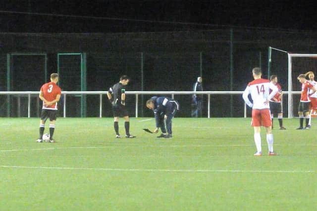 What a scoop.. Picture: Spartans FC
