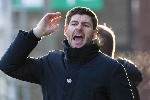 Rangers manager Steven Gerrard. Picture: SNS