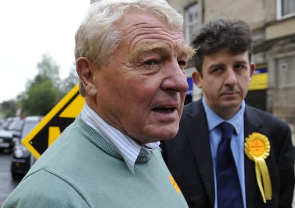 Paddy Ashdown on the campaign trail in Edinburgh in 2010. Picture: Ian Rutherford