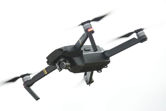 Stock picture of a drone in flight. Picture: SWNS