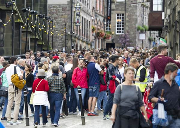 Edinburgh was packed for the Festival in the summer and is now is gearing up for an influx of visitors for its New Year celebrations. Picture: TSPL