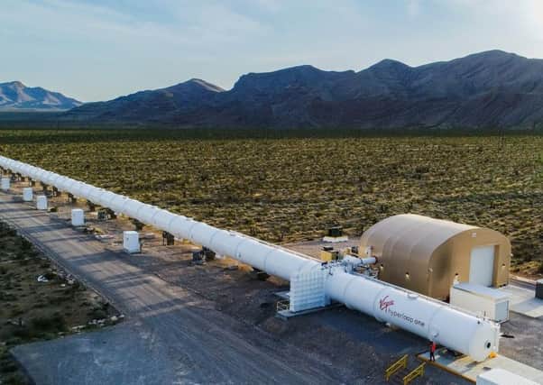 Hyperloop technology has been championed by Elon Musk and Sir Richard Branson. Picture: Virgin