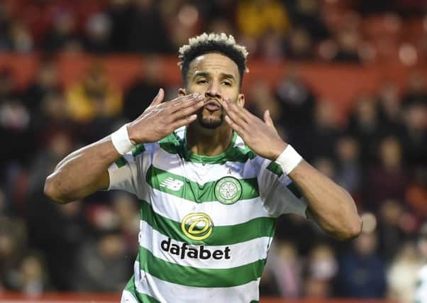 Scott Sinclair has rediscovered his goalscoring form and grabbed a 
hat-trick in the 4-3 win over Aberdeen. Picture: Ian Rutherford/PA