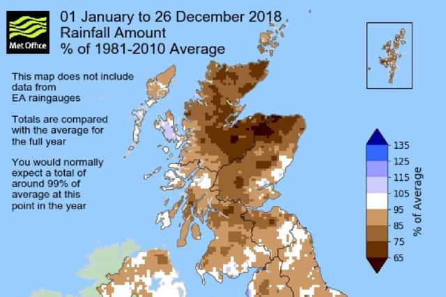 2018 rainfall