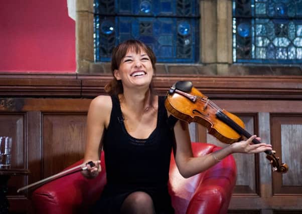 Ayrshire-born violinist Nicola Benedetti was honoured by the Queen. Picture: Roger Askew/REX/Shutterstock