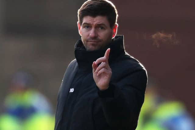 Rangers manager Steven Gerrard. Picture: Jane Barlow/PA Wire