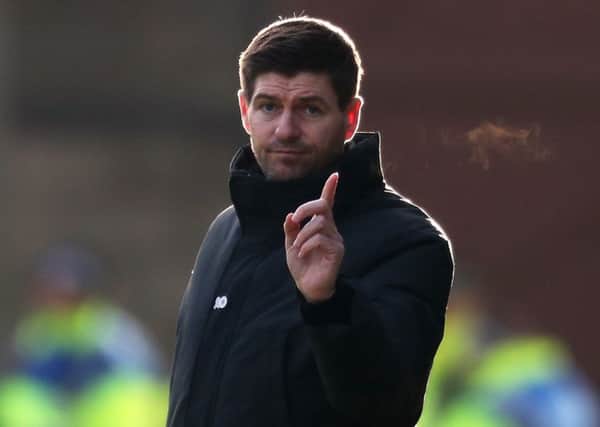 Rangers manager Steven Gerrard. Picture: Jane Barlow/PA Wire