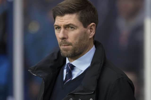 Steven Gerrard has rejected the theory that Rangers are a stepping stone to manage Liverpool. Picture: SNS/Craig Foy