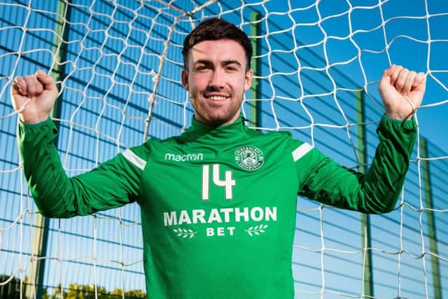 Stevie Mallan at the Hibernian Training Centre. Picture: Ross Parker/SNS