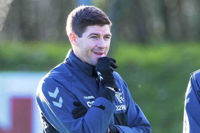 Rangers manager, Steven Gerrard has revealed he would love to ask Brendan Rodgers for advice but can't due to the rivalry between the two teams. Picture: SNS