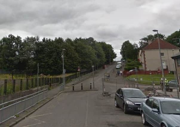 The incident took place at Muiryfauld Drive next to Tollcross Park in Glasgow. Picture: Google