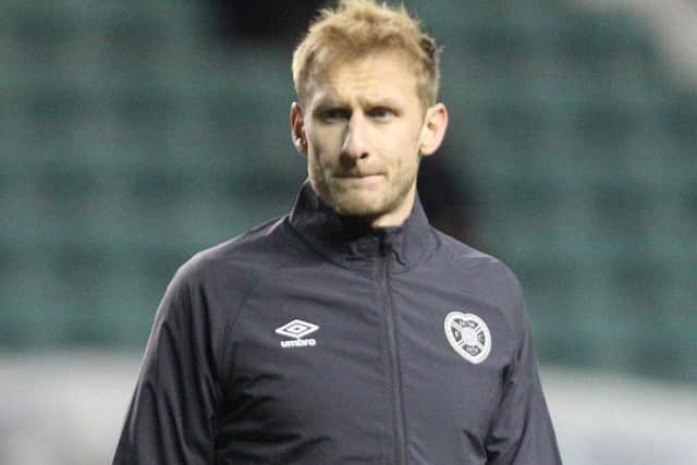 Zdenek Zlamal warned fellow keeper Colin Doyle what to expect amid the passion of the Edinburgh derby. Picture: SNS.