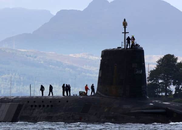 Nuclear submarines are based in Faslane.  (Photo by Jeff J Mitchell/Getty Images)