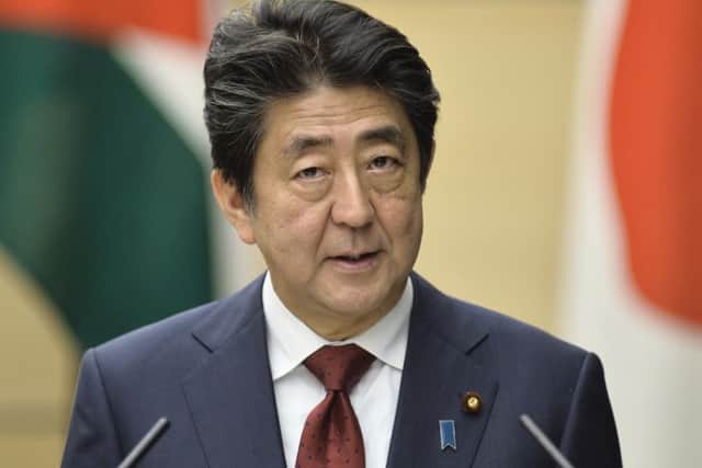 Japan's Prime Minister Shinzo Abe. Picture: David Mareuil