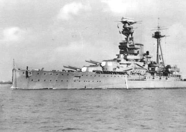 Royal Oak was anchored at Scapa Flow when she was torpedoed by the German submarine U-47. Of Royal Oak's complement of 1,234 men and boys, 833 were killed that night or died later of their wounds
