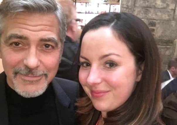 Actor George Clooney poses for a selfie with a fan, but how well will she remember the experience? (Picture: Itison/PA Wire)