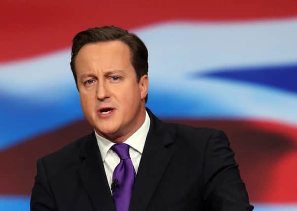 Former British Prime Minister David Cameron delivers a speech during his time in office. Picture: Photo by Matt Cardy/Getty Images