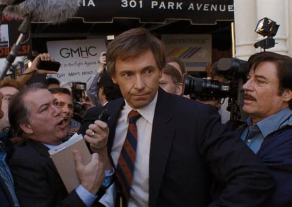 Hugh Jackman as Gary Hart in The Front Runner
