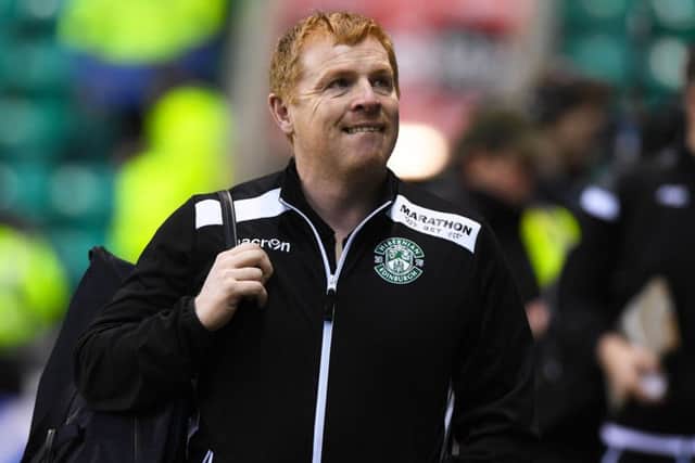 Neil Lennon could be on his way out of Easter Road. Pic: SNS