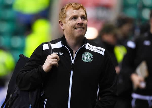 Neil Lennon could be on his way out of Easter Road. Pic: SNS