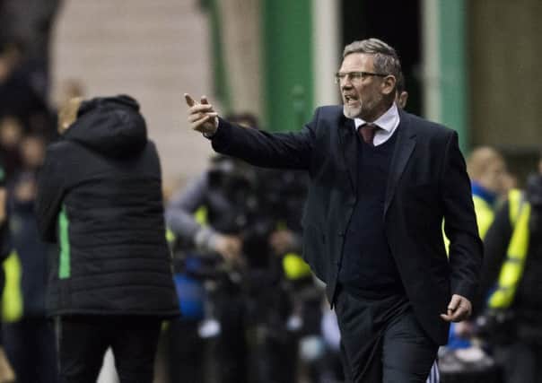 Craig Levein will miss Hearts' Scottish Cup tie against Livingston. Picture: SNS.