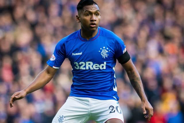 Alfredo Morelos was given extra time off by Rangers boss Steven Gerrard. Picture: SNS/Craig Williamson
