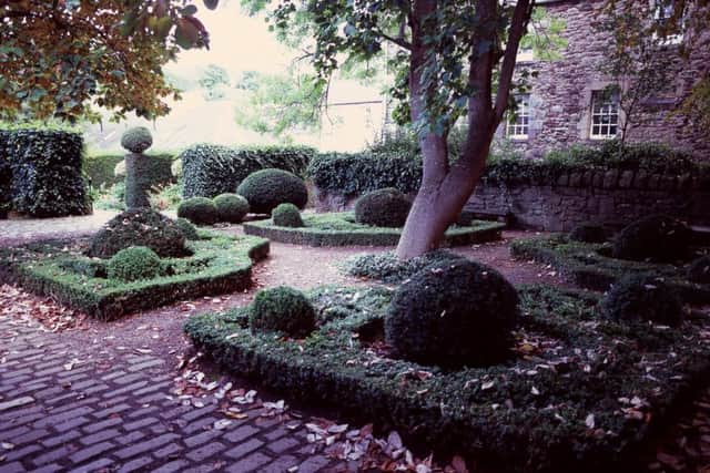 The gardens of Dunbar's Close