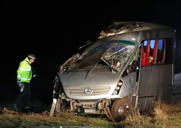 A 60-year-old minibus driver has been killed in a crash near Perth. Picture: Andrew Milligan/PA Wire