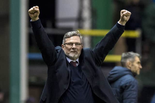 Craig Levein received a ban for criticising referee Bobby Madden. Picture: SNS.