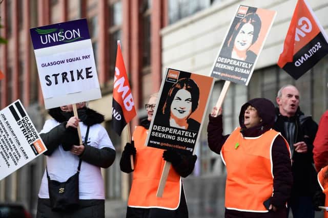 Council workers striked last year over equal pay, with further industrial action now possible after union bosses urged staff to reject the latest pay deal