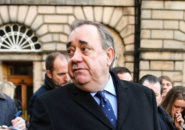 Alex Salmond outside court. (Photo by Jeff J Mitchell/Getty Images)