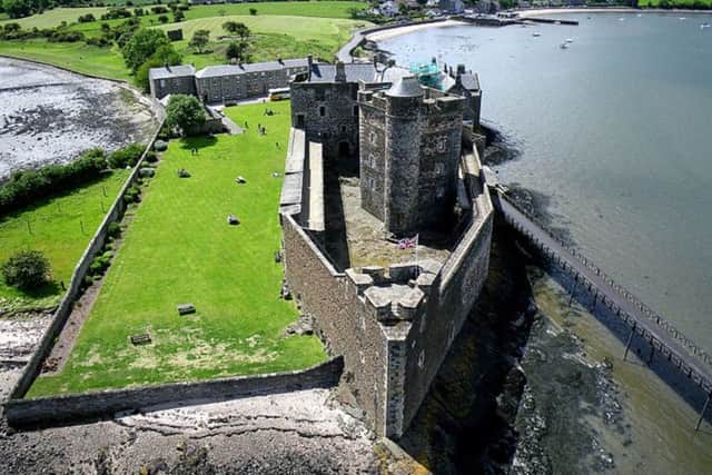 The courtyard at Blackness Castle, West Lothian, was used to portray Linlithgow Palace, the birthplace of Mary Queen of Scots, in the film. PIC: Creative Commons/Dr John Wells.