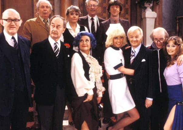 The cast of Are You Being Served? had to fight for their bonuses and the prospect of redundancy (Picture: BBC/PA)