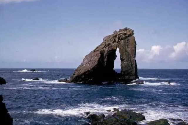 Situated at Harrier, Shetland Islands.