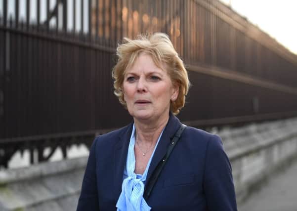 MP Anna Soubry arrives at the Houses of Parliament in London. Police are to step up their operation around Parliament in the run up to next week's Brexit deal vote. Picture: Victoria Jones/PA Wire