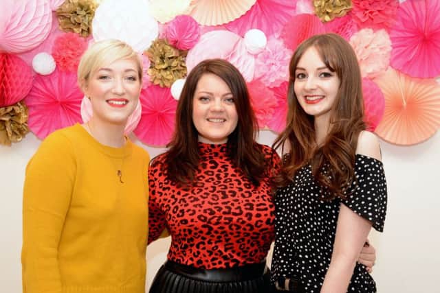 From left: Jennifer McLachlan, Amy Sinclair and Ellen Brown. Pic: George McLuskie.