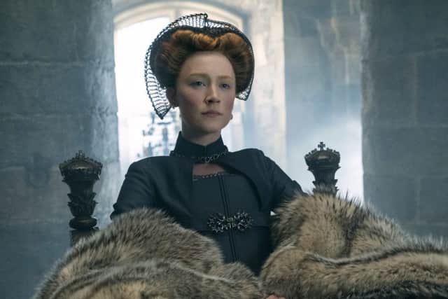 Saoirse Ronan plays Mary Stuart in a scene from Mary Queen of Scots. Picture: Liam Daniel/Focus Features via AP