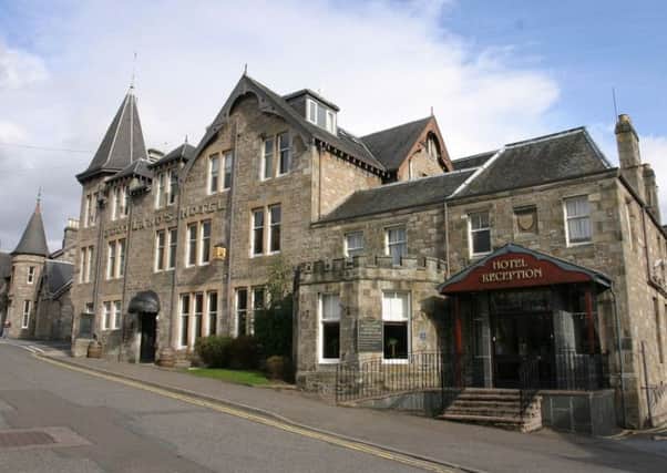 The hotel is situated off the main street of Pitlochry and has 72 bedrooms. Picture: Contributed
