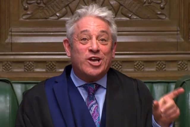 Speaker of the House of Commons John Bercow. (Pic: AFP/Getty Images
