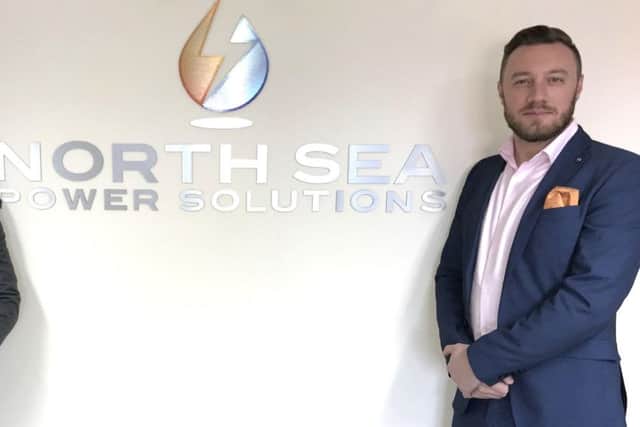 Valor Energy Group's business development director Jordan Ferguson at the NSPS office. Picture: Contributed
