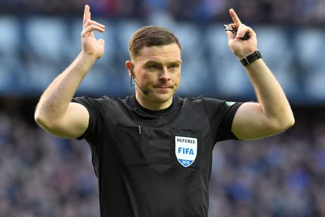 Referee John Beaton. Picture: SNS