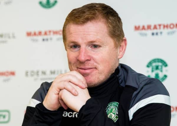 Neil Lennon was asked about Leigh Griffiths, Jason Cummings and Lewis Morgan. Picture: SNS Group