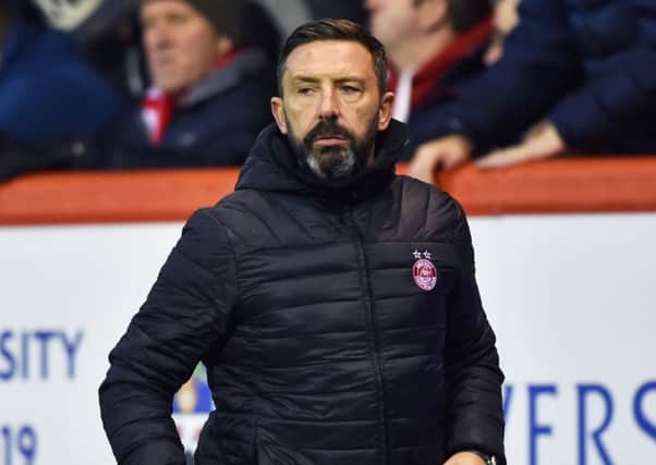 Derek McInnes expects Aberdeen to have a better second half of the campaign. Picture: SNS.