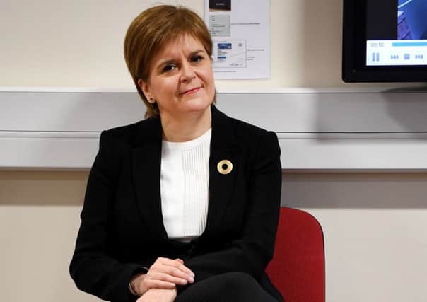 The First Minister isn't accustomed to experiencing this level of hostility from within her own party. Photograph: Jeff J Mitchell/PA