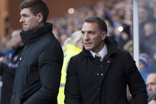 Brendan Rodgers acknowledges that Steven Gerrard has done a very good job at Rangers.
Photograph: Craig Williamson/SNS